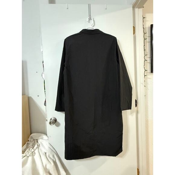 Stussy Long Nylon 2-Button Front Closure Lightweight Windbreaker Coat - Size L - Picture 2 of 16